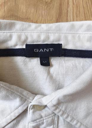Кофта чоловіча лонгслів поло регбійка gant 3