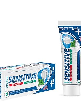 Зубная паста fresh white sensitive plus для чувствительных зубов 90 г