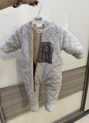 Зимовий комбінезон унісекс bebetto бежевий