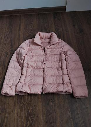 Пуховик жіночий ultra light down jacket рожевий
