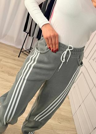 Теплые флисовые брюки 5