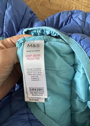 Куртка дитяча m&s блакитна 6