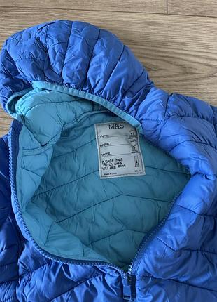 Куртка дитяча m&s блакитна 5