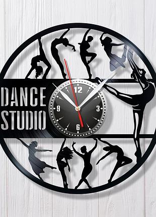 Танцювальна студія вініловий годинник dance studio годинник для танцювального залу танці на годиннику круглий годинник