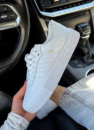 Adidas samba white premium