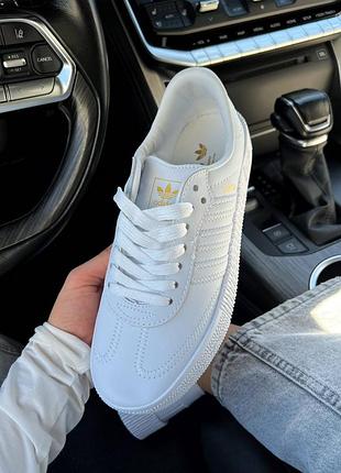 Adidas samba white premium 2