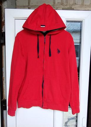 Зіп худі толстовка з капюшоном чоловіче polo assn, l.
