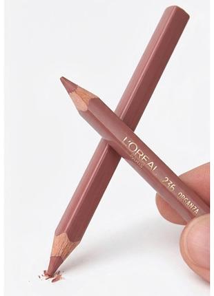 Карандаш для губ l’oréal paris color marvele lip liner #236 organza новый