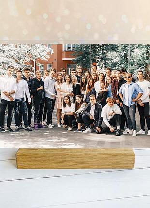 Фотоакрил на деревянной подставке (30х20 см, горизонтальное положение)