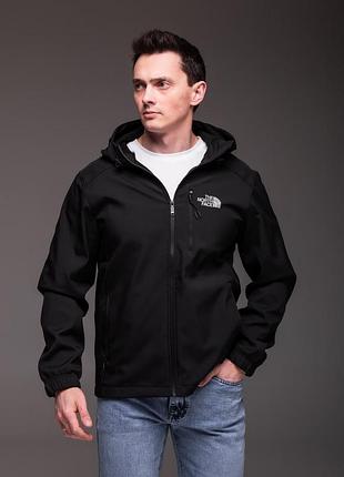 Чоловіча куртка softshell на флісі the north face