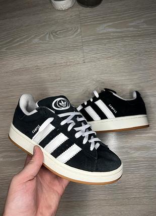 Кросівки жіночі adidas originals campus 00s black hq8708, чорні, розмір 36