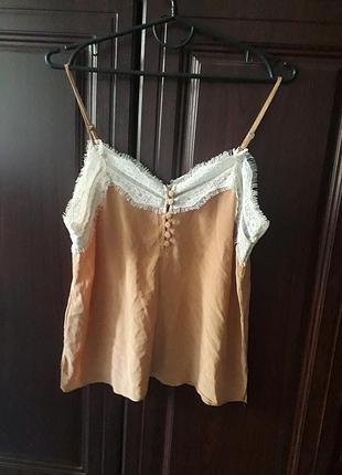 Шелк zara майка 2