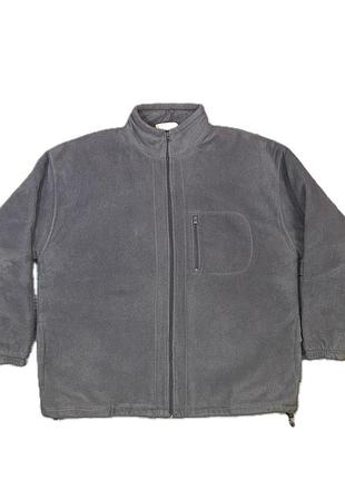 Чоловіча флісова кофта / куртка на блискавці розмір  l/xl