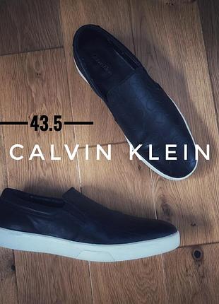 Calvin klein слипоны лоферы туфли мужские 43.5