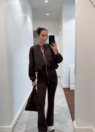 Костюм штани бомпер оригінал zara