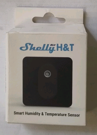 Бездротовий датчик температури та вологості shelly blu h&t (black)
