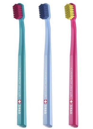 Набір зубних щіток curaprox ultra soft cs 5460/3, d 0,10 мм
