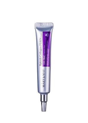 Регенерувальний крем для обличчя з колагеном і pdrn mary&may - spicule collagen pdrn cream, 15 г