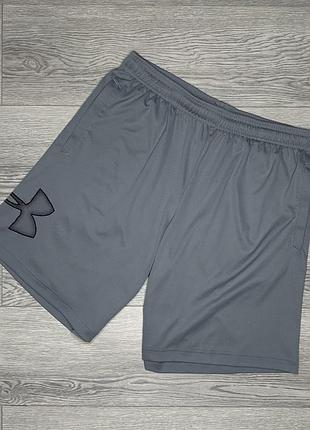 Чоловічі шорти under armour tech graphic pocketed grey оригінал