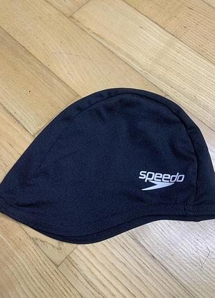 Оригінальна тканинна шапочка для плавання speedo басейн водна аеробіка плавання чорна легка комфортна унісекс чоловіча жіноча доросла якість