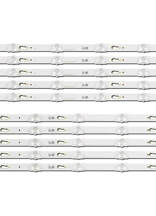 Led підсвітка samsung tv 40" v6du-400dca-r2 v6du-400dcb-r2 lm41-00239a/00240a bn96-39655a s_ku6k_40_fl30 5пл/9д