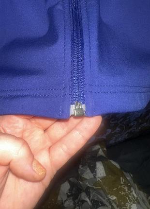 Куртка жіноча softshell з капюшоном, синя 5