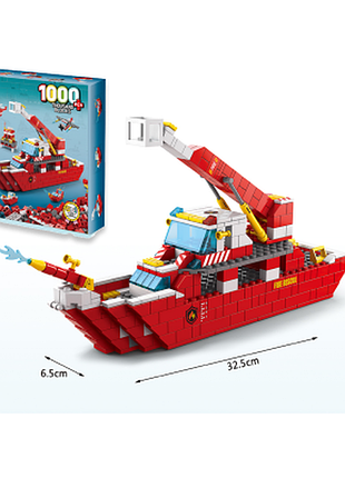 Конструктор "пожежний корабель", 1000 деталей (k8978-1)