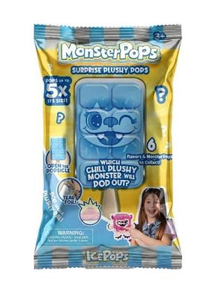 Мягкая игрушка - сюрприз icepops с формой для мороженого, monsterpops (2506003)