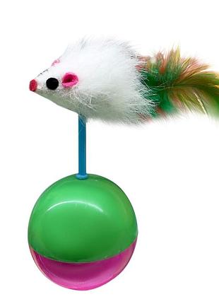 Игрушка для кошек «мышка-неваляшка» (fg230613002n)