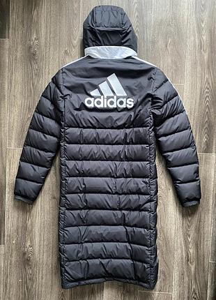 Длинный пуховик адидас adidas мужской пальто на пуху перо
