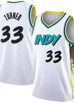 Myles turner jersey 33 indiana pacers 2025  swingman  24-25 city editrion size 44 -m