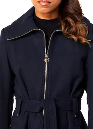 Пальто michael kors шерсть zip front wool coat 3