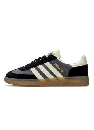 😍 женские кроссовки adidas handball spezial w grey black white