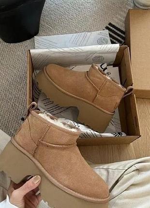 Жіночі черевики ugg australia коричневі, розмір usa 9