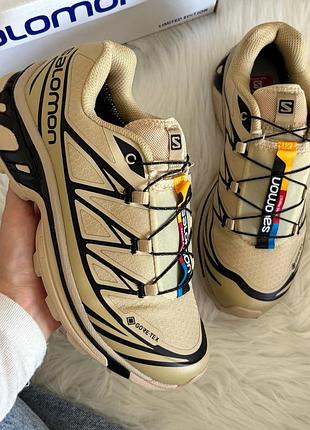 Salomon xt-6 beige black gore-tex 2