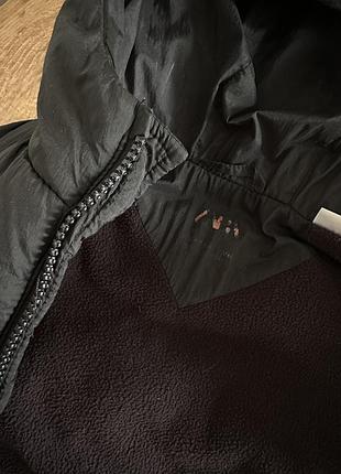 Куртка для дитини zara чорна з капюшоном 4