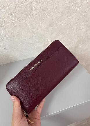 Гаманець жіночий michael kors бордовий