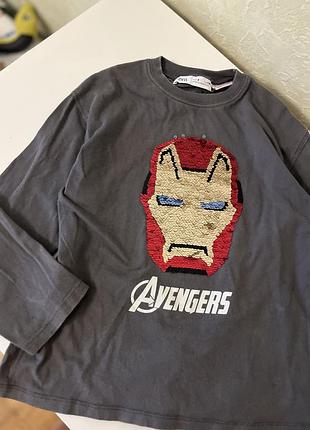 Регланчик дитячий zara avengers 2