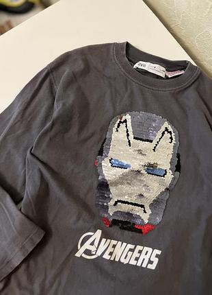 Регланчик дитячий zara avengers 3