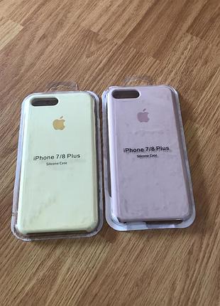 Чохол apple silicone case для iphone 7/8 plus