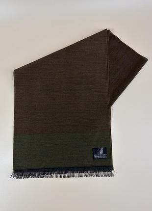 Шарф pfau schal (wolle + synthetic) оригінальний оригінал коричневий хакі