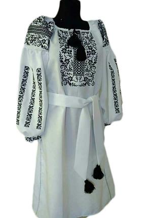 Вишита сукня"морвет" pu-0017
