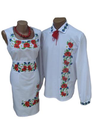Комплект вишиванок "моррі" vd-0004