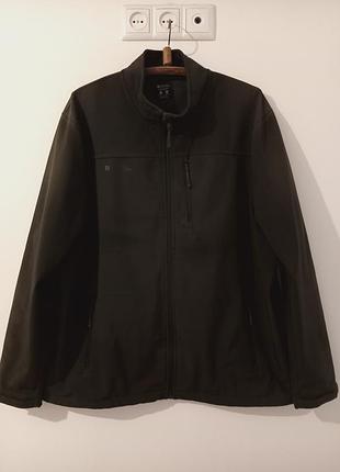 Куртка вітровка на флісі великого розміру р.3xl [наш р.60-62], підійде для роботи.