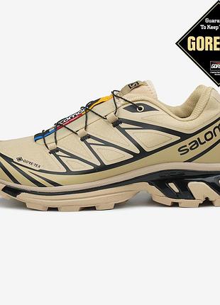 Salomon xt-6 beige black gore-tex 3