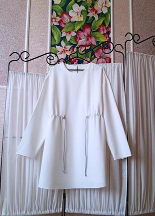 Стильне молочне плаття lcw modest lc waikiki.