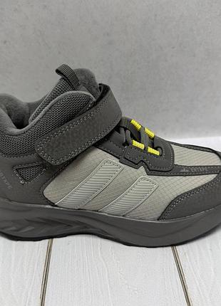 Демісезонні утепленні дитячі хайтопи jong golf 33-38 сірий
