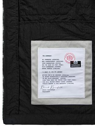 Куртка чоловіча weekend offender shields overshirt black | оригінал 6