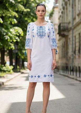 Вишита сукня "мегалін" pu-0016