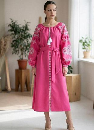 Вишита сукня"аврора" pu-0027